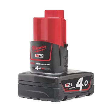  12V 4.0Ah Red Lithium-Ion Battery - M12B4 12V
